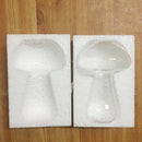 Clear Glass Vase Bottle For Plant Flower Decorations - Mushroom X4M6