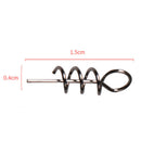 100Pcs/bag Fishing lure 14mm Fishing Spiral Fishing Bait Steel Fishing SpringME
