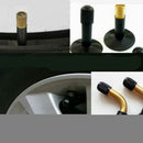 100x BLACK Plastic Tire Valve Air Dust Cover Stem Caps Wheel Car Truck SUV Bike