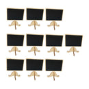 10 x Wooden Menu Chalkboard Black Board for Restaurant Coffee Bar 3.5x3.85''