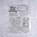Kitchen Apron Silicone Clear Rubber Stamps Seal Scrapbooking Album Card Diary