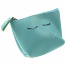 Women Girls Cute Zip Leather Coin Purse Wallet Bag Change Pouch Key Card Ho E3T5