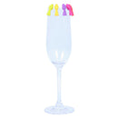 6pcs Silicone bird wine glass recognizer party wine glass marker HF Hn