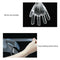 100pcs Transparent Disposable PE Sanitary Gloves for Restaurant Kitchen BBQ