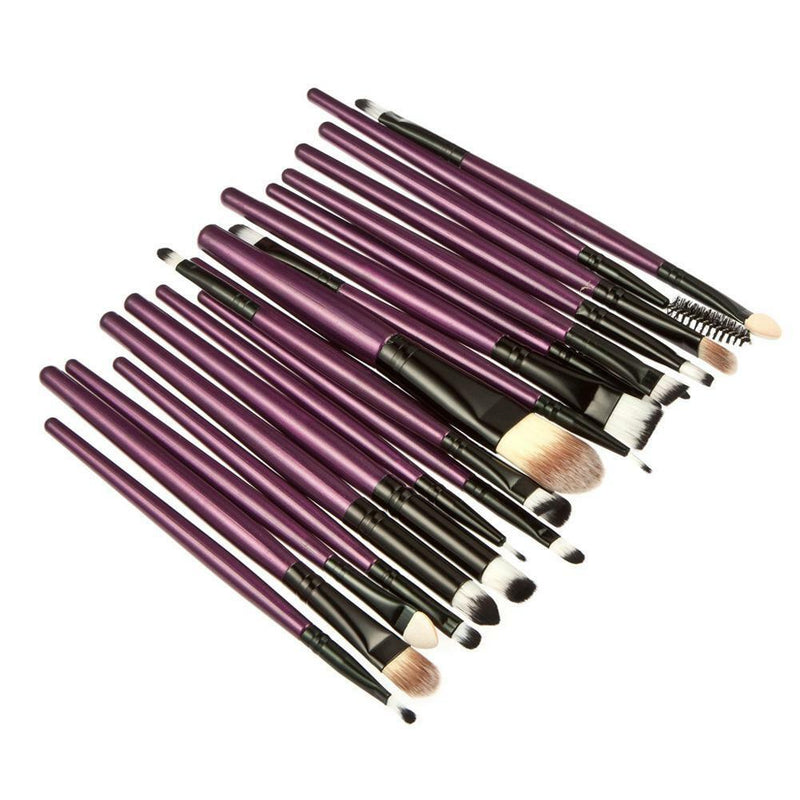 20PC Makeup Brushes Set Foundation Face Powder Eyeshadow Eyeliner Lip Brush Tool