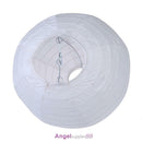Multicolor  Round Chinese Paper Lanterns Wedding Party Decoration 6" White