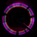 2 Packs Bicycle Waterproof5LED Bike Rim Lights for Wheel Tire Valve Spo_