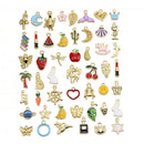 50X/Set Mixed Enamel Beads Charms Pendants Craft Making DIY Jewelry FindingY`US