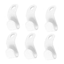 6pcs Portable Wardrobe Stack Hanger Hook Coat Hooks Closet Storage Holder