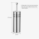 Durable Hiding Freestanding Long Toilet Brush Set with Holder Canddy Tall Handle