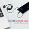 5pcs Micro USB to USB 2.0 Retractable Data Sync Charger Charging Cable Wire #gib