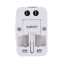 US to EU Europe and New Universal Power Adaptor Travel Plug Converter