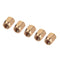 5 Pieces Brass Guitar Truss Rod Nut for Electric Guitar Bass Parts Stringed