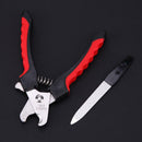 Stainless Steel Cutter Claws Scissor Dog Nail File Trimmer Clipper(12cm)