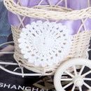 50x Handmade 2.2" Crochet Flower Appliques for Sewing Trim Craft Hat Bag DIY