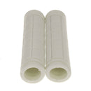 Soft BMX MTB Cycle Mountain Bicycle Bike Handle bar Rubber End (white) A