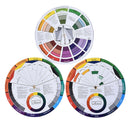 Professional Tattoo Nail Pigment 12 Color Wheel Paper Card Three-tier Desi_