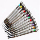 0.6Mm-2.0Mm 13Pcs New Watchmakers Screwdrivers Set Watch Glasses Flat Blade P2A1