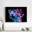 5D DIY Full Drill Diamond Painting 2 Butterflies Cross Stitch Embroidery