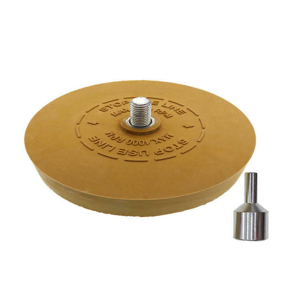 1 x  Soft Rubber Eraser Wheel Glue Automobile Degluer for Electric Drill New