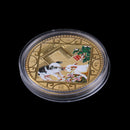 2019 Pig Commemorative Coin Chinese Zodiac Anniversary Coin Souvenir Medal HIES