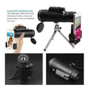 Monocular 50X60 Zoom Optical HD Lens Telescope + Tripod + Clip For Cell Phone
