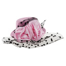 Kids Girls Hats Fascinators Baby Mini Top Hat Hair Clip Style 2-Pink