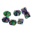 10pcs 10 Sided Dice D10 Polyhedral Dice for Dungeons and Dragons Table Games