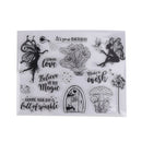 Transparent Clear Silicone Stamps Fairy for DIY Scrapbooking Card Making JR