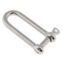 Boat Marine 1/4" D Ring Anchor Shackle Screw Pin - 304 Stainless Steel