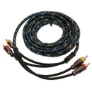 4.5m Car Audio Stereo Amplifier Speaker RCA Interconnect Cable Wire Plug