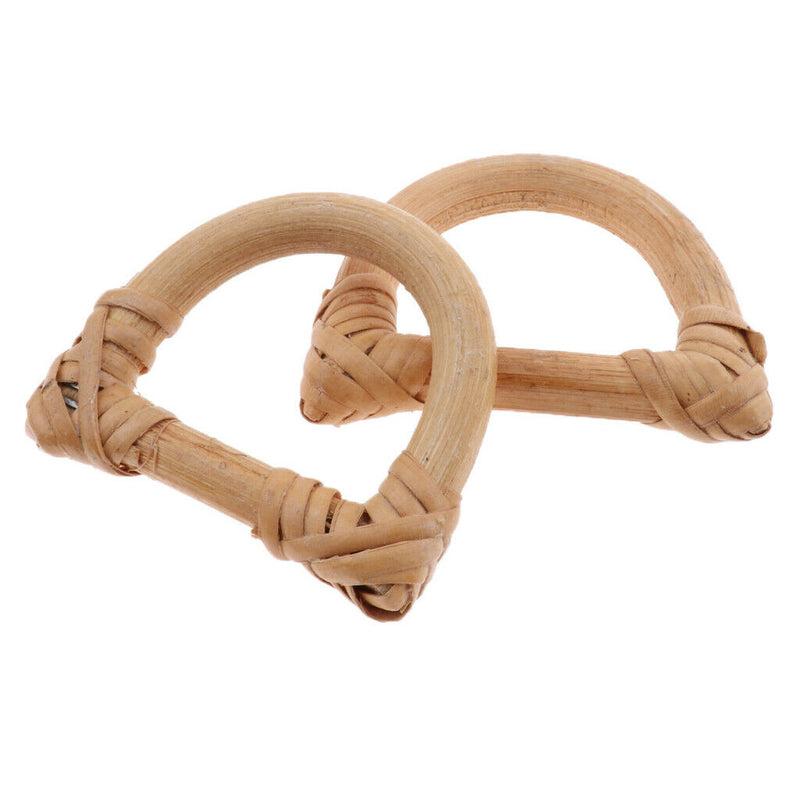 1 Pair of Wooden Handbag Purse Handle, Bag Parts, Wood Bag Handle Craft - 8 x