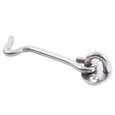 1set Stainless Steel Cabin Hook Eye Shed Gate Door Latch Silent Holder Silv I8U9