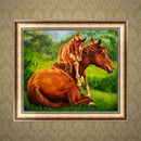 5D DIY Horse Embroidery Diamond Painting Decor Cross Stitch Rhinestones Kit