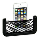Universal Car Seat Side Back Storage Net Bag Phone Holder Pocket Black Q5I8