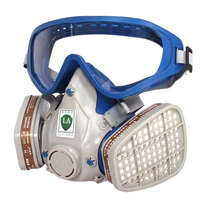 Spray One-Piece Painting Dust-Proof Anti-Splash Gas Face Cover with Glasses Effi