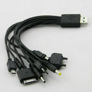 USB Cable 10in1 Universal Multi-Function Cell Phone B NEW SH Charger M4S1