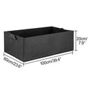 Large Plant Grow Bag Anti-Corrosion Vegetable Root Control Garden Bed Handl Y6L2