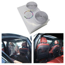 Car Isolation Film Plastic Protective Cover for Taxi Cab Front/ Rear Row 55x71''