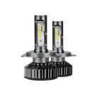 TXVSO8 2Pcs Lamp Led Mini Car Headlight Bulbs Cob Chip Kit 6000K Headlamps
