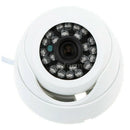 800TVL Indoor Night Vision CCTV Dome Camera 24LEDS Wide Angle IR Color Cam