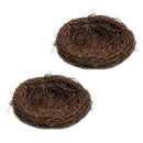 2x 12cm Wild Grass Nest Bird Nest House Handmade Vine Nature for Candy Eggs