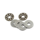 2set AXK0619 Thrust Needle Roller Bearing With Two Washers 6mm x 19mm x 2mm 3C