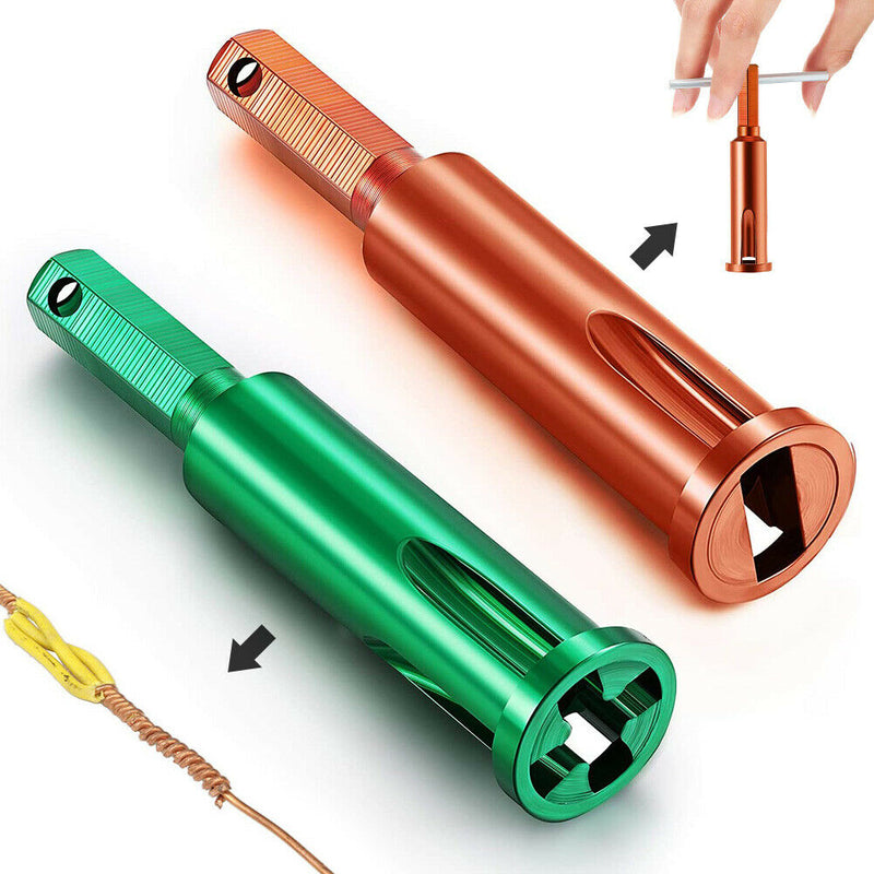 2pcs Automatic Peeling Cable Stripping Terminals Electrician Wire Twisting Tool