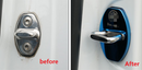 For Volkswagen VW Passat Golf Charming Stainless Door Lock Decorative Cover