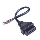 16-Pin Diagnostic Connector OBD2 To 16Pin Adapter Cable Wire OBD2/OBDII