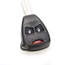 3 Button Uncut Blade Blank Key Remote Shell Case Cover For Chrysler Dodge Jee-OZ