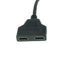 1080P 2Port HDMI Splitter 1in 2 Out Male to Female Adapter Converter Video Cab Z