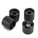 4pcs Cool Black Metal Dome Tone Volume Knob Control For Electric Guitar P ULC