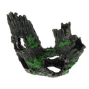 2PCS Fish Tank and Aquarium Artificial Hollow Tree Branch with Lichen Decoration